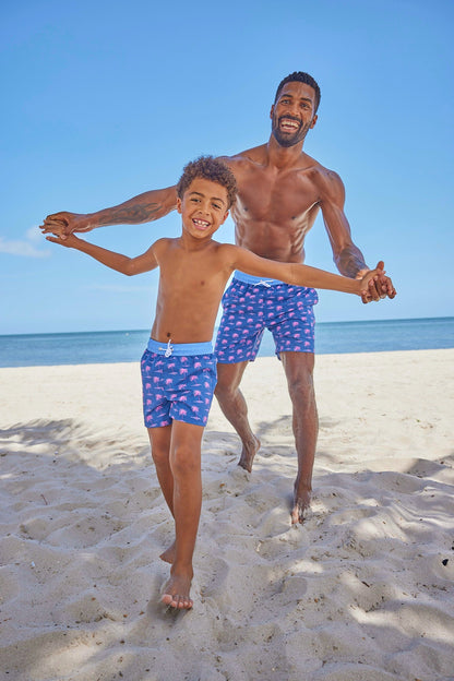 Boys Oyster Bay Swim Trunks - Blissfully Lavender BoutiqueBlueberry Bay