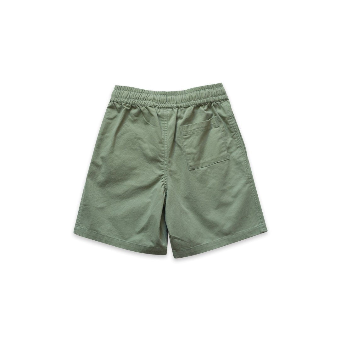 Boys Sage Green Pull On Straight Shorts - Blissfully Lavender BoutiqueBeet World