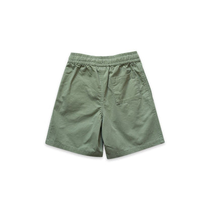 Boys Sage Green Pull On Straight Shorts - Blissfully Lavender BoutiqueBeet World