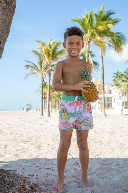 Boys Sea Oak Swim Trunks - Blissfully Lavender BoutiqueBlueberry Bay