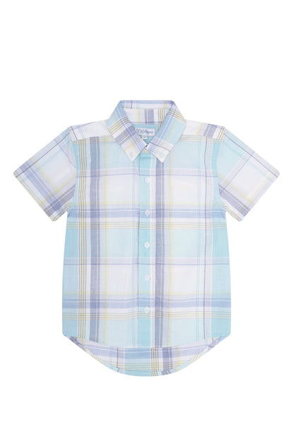 Boys Spring Pima Cotton Shirt - Blissfully Lavender BoutiqueNella Pima