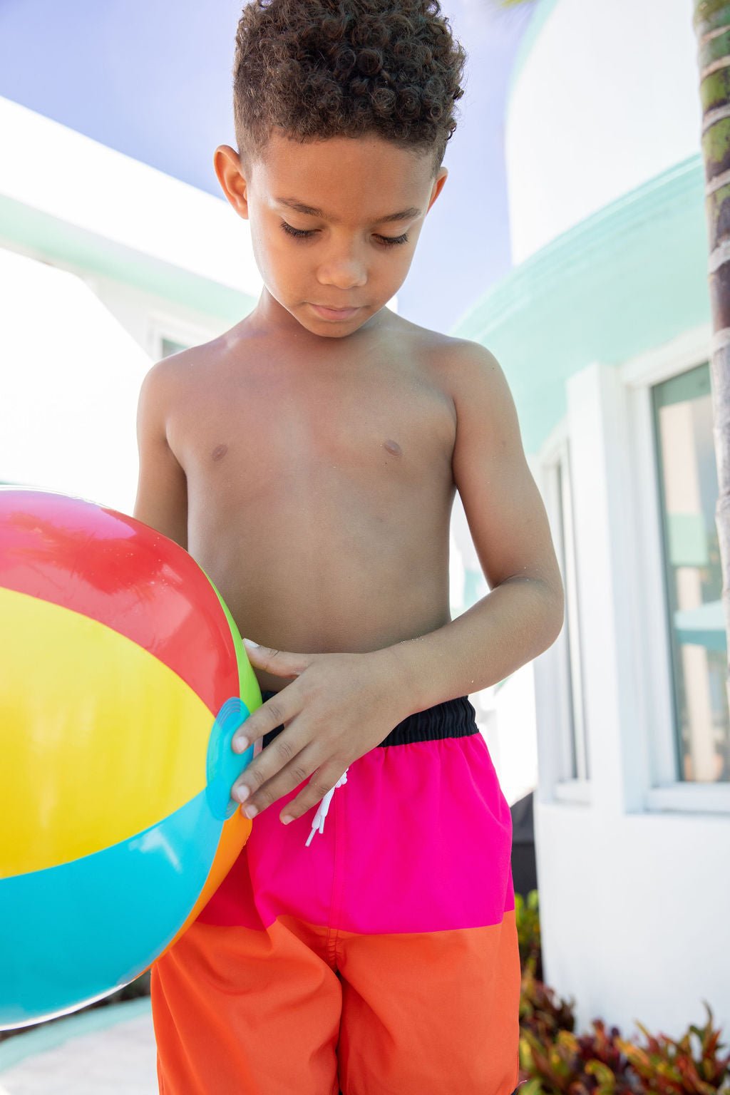 Boys Summer Heron Trunks - Blissfully Lavender BoutiqueBlueberry Bay