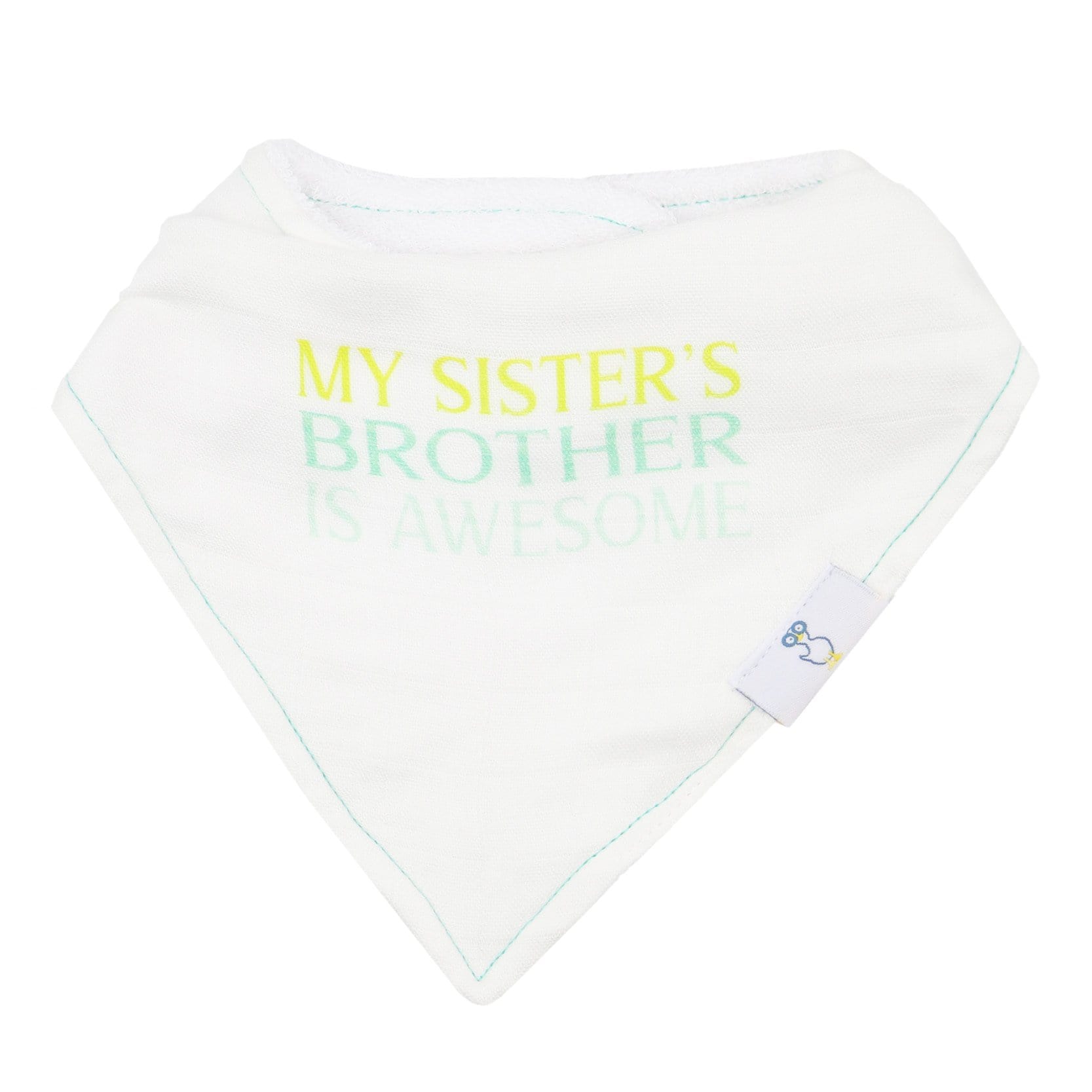 Brother and Arrows Muslin + Terry Cloth Bib Set - 2 Pack - Blissfully Lavender BoutiqueGoosewaddle® | Newborn Baby Blankets Toys Teethers Bibs & More