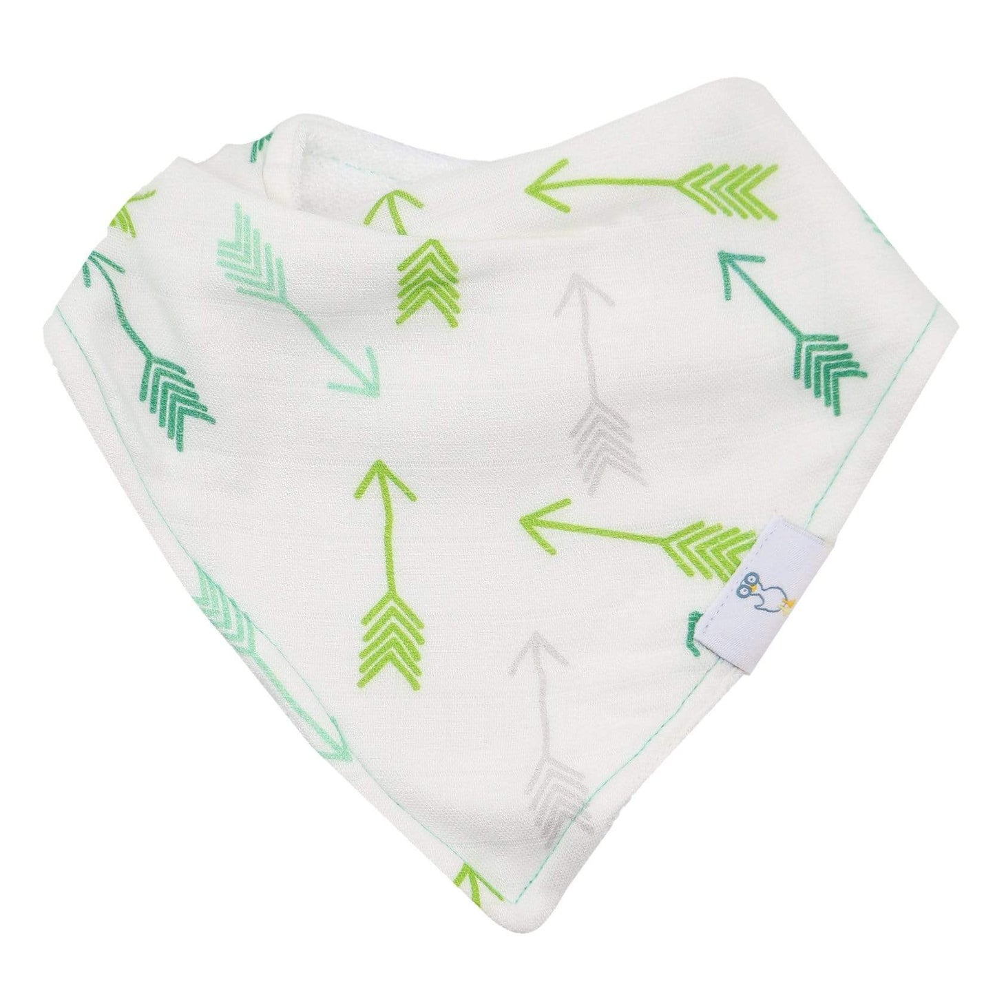 Brother and Arrows Muslin + Terry Cloth Bib Set - 2 Pack - Blissfully Lavender BoutiqueGoosewaddle® | Newborn Baby Blankets Toys Teethers Bibs & More