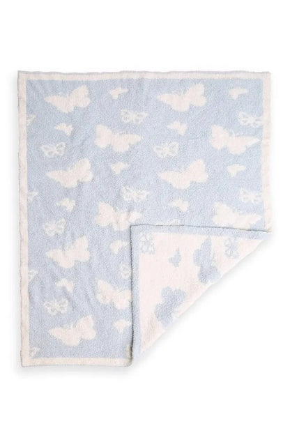 Butterfly Luxe Soft Throw Baby Blanket - Blissfully Lavender BoutiqueFashion City