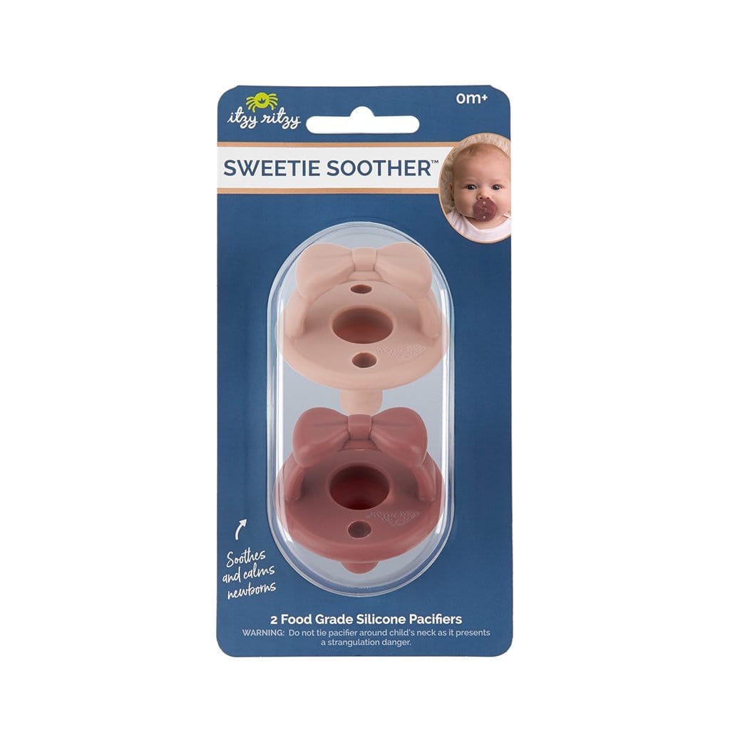 Clay + Rosewood Sweetie Soother™ Pacifier Set - Blissfully Lavender BoutiqueItzy Ritzy