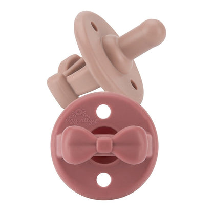 Clay + Rosewood Sweetie Soother™ Pacifier Set - Blissfully Lavender BoutiqueItzy Ritzy