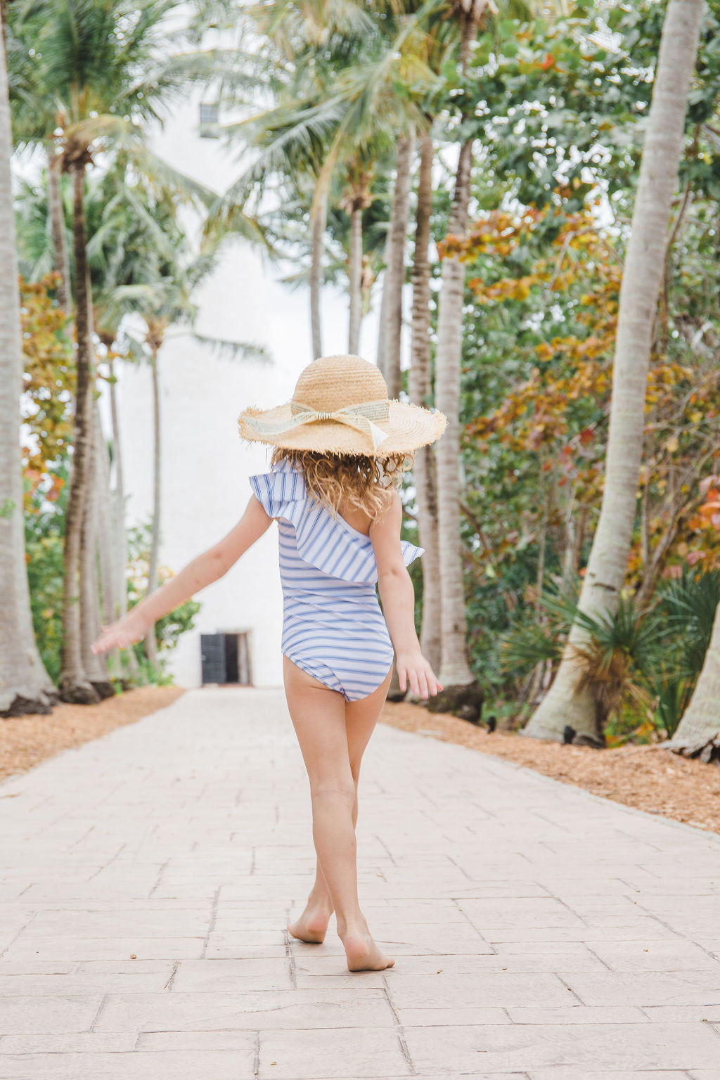 Girls Forget-Me-Not One Piece Swimsuit