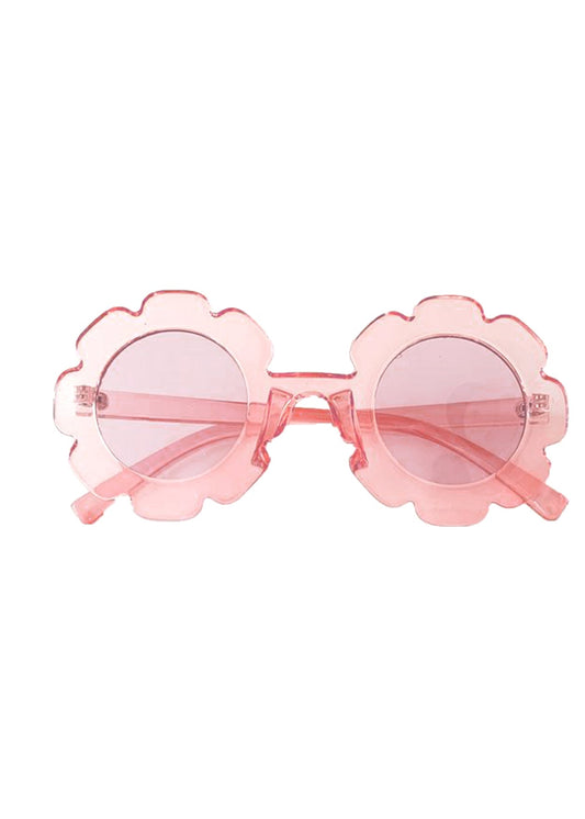 Pink Flower Power Sunglasses