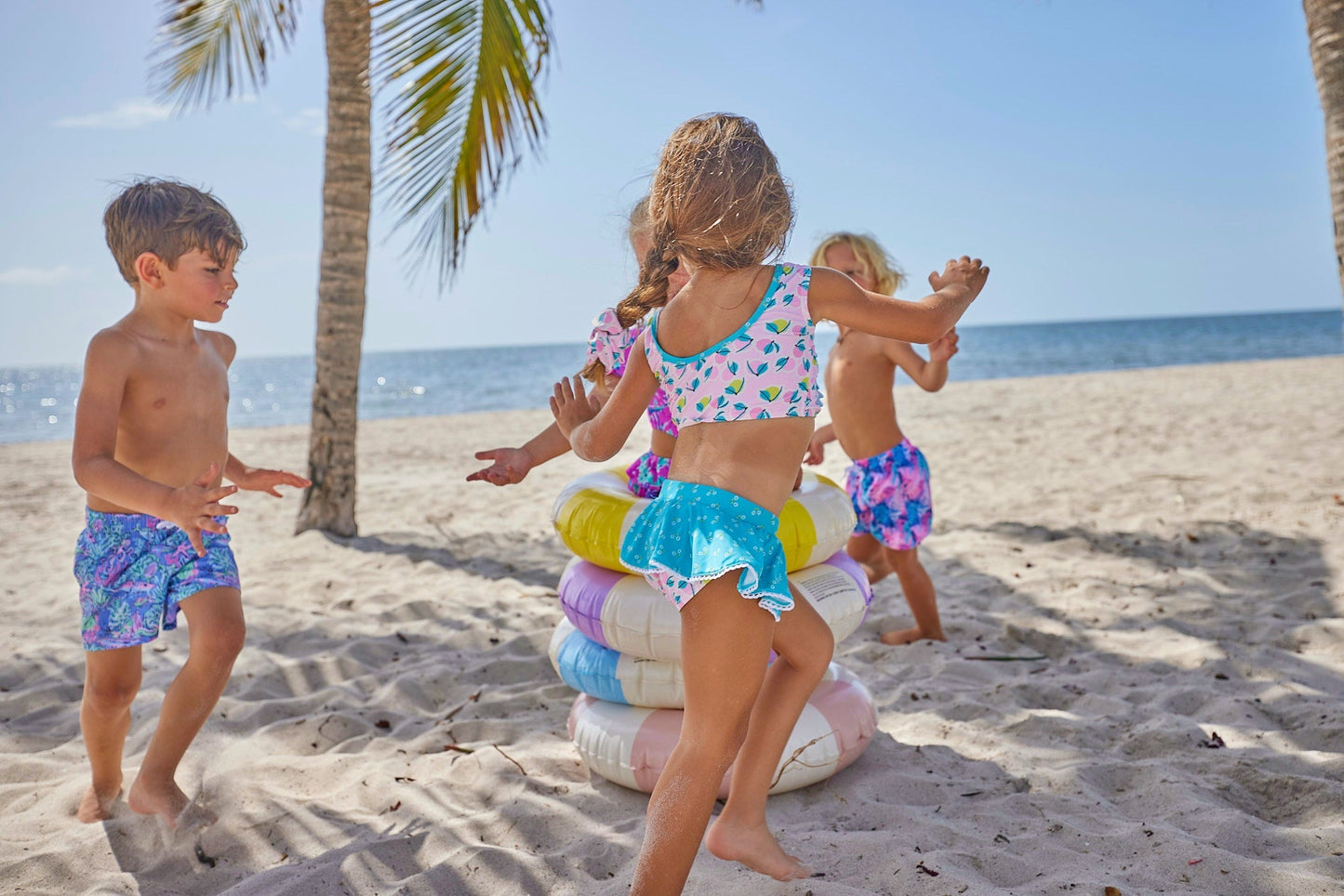 Girls Bahama Breeze Two Piece Swimsuit - Blissfully Lavender BoutiqueBlueberry Bay