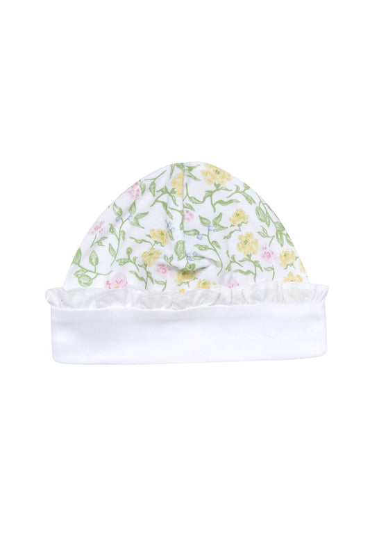 Girls Berry Wildflowers Baby Hat - Blissfully Lavender BoutiqueNella Pima