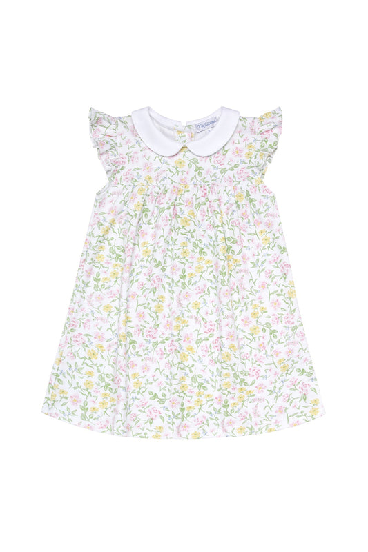 Girls Berry Wildflowers Ruffle Playtime Dress - Blissfully Lavender BoutiqueNella Pima