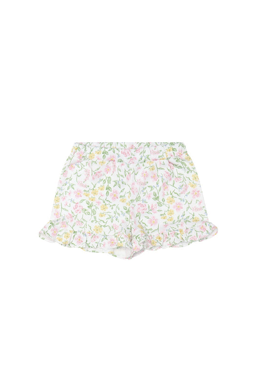 Girls Berry Wildflowers Short - Blissfully Lavender BoutiqueNella Pima