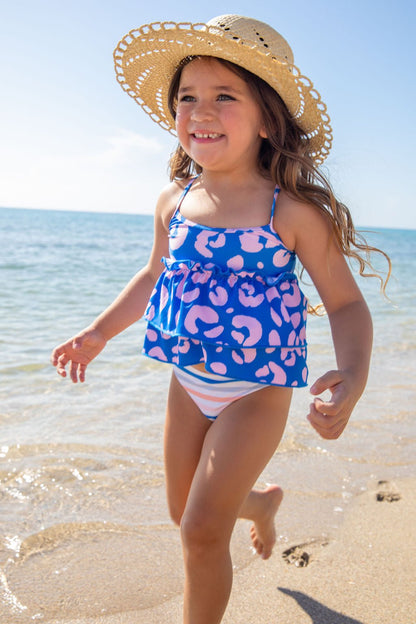 Girls Crowne Caribbean Two Piece Swimsuit - Blissfully Lavender BoutiqueBlueberry Bay