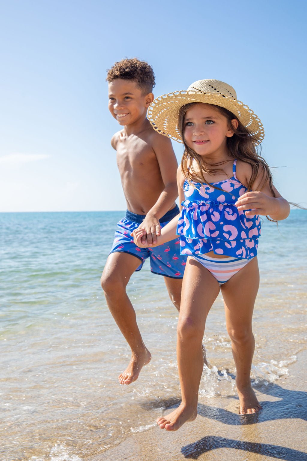 Girls Crowne Caribbean Two Piece Swimsuit - Blissfully Lavender BoutiqueBlueberry Bay