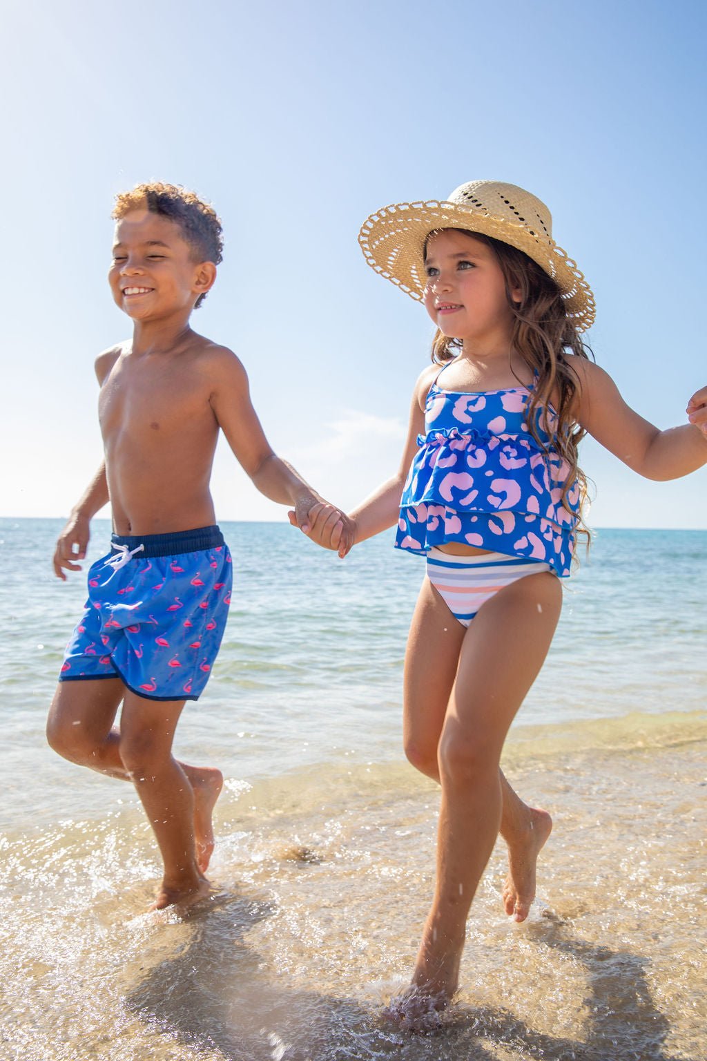 Girls Crowne Caribbean Two Piece Swimsuit - Blissfully Lavender BoutiqueBlueberry Bay