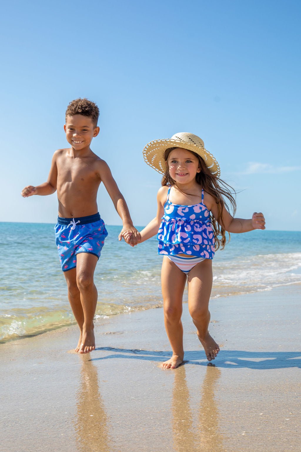 Girls Crowne Caribbean Two Piece Swimsuit - Blissfully Lavender BoutiqueBlueberry Bay