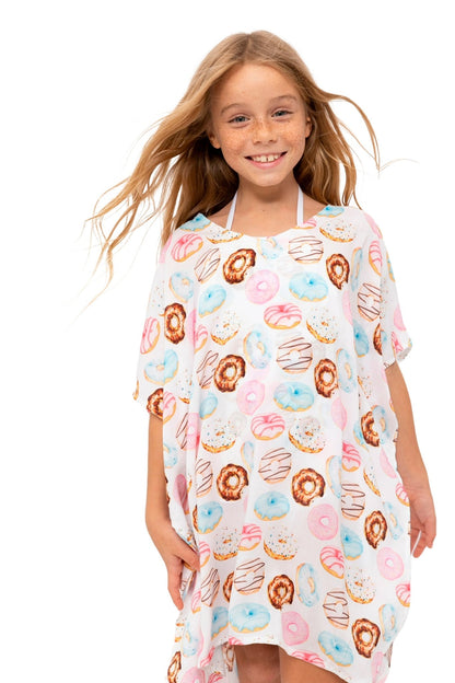 Girls Donut Poncho Swim Cover - Up - Blissfully Lavender BoutiqueStella Cove