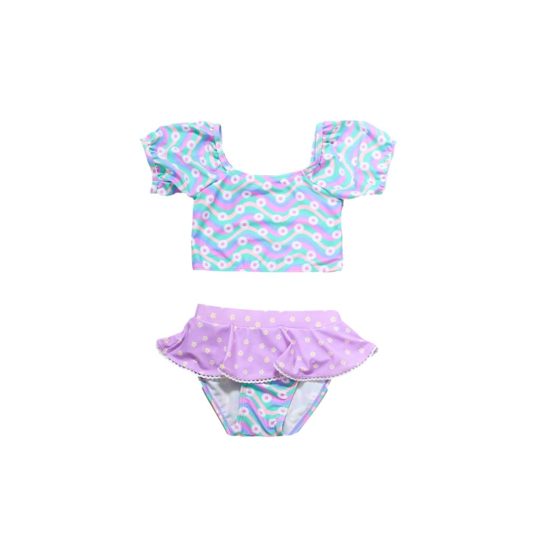 Girls’ Haven Oasis Two Piece Swimsuit - Blissfully Lavender BoutiqueBlueberry Bay