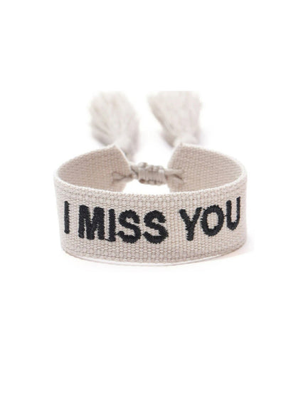 Girls "I Miss You" Wristband - Blissfully Lavender BoutiqueStella Cove