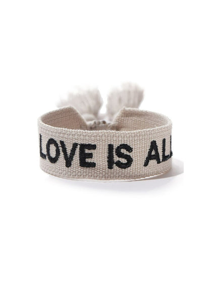 Girls "Love is All" Wristband - Blissfully Lavender BoutiqueStella Cove