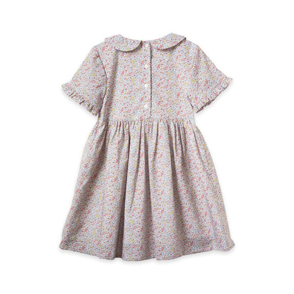 Girls Meadow Floral Briar Dress with Smocking - Blissfully Lavender BoutiqueBeet World