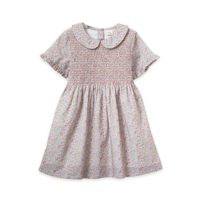 Girls Meadow Floral Briar Dress with Smocking - Blissfully Lavender BoutiqueBeet World