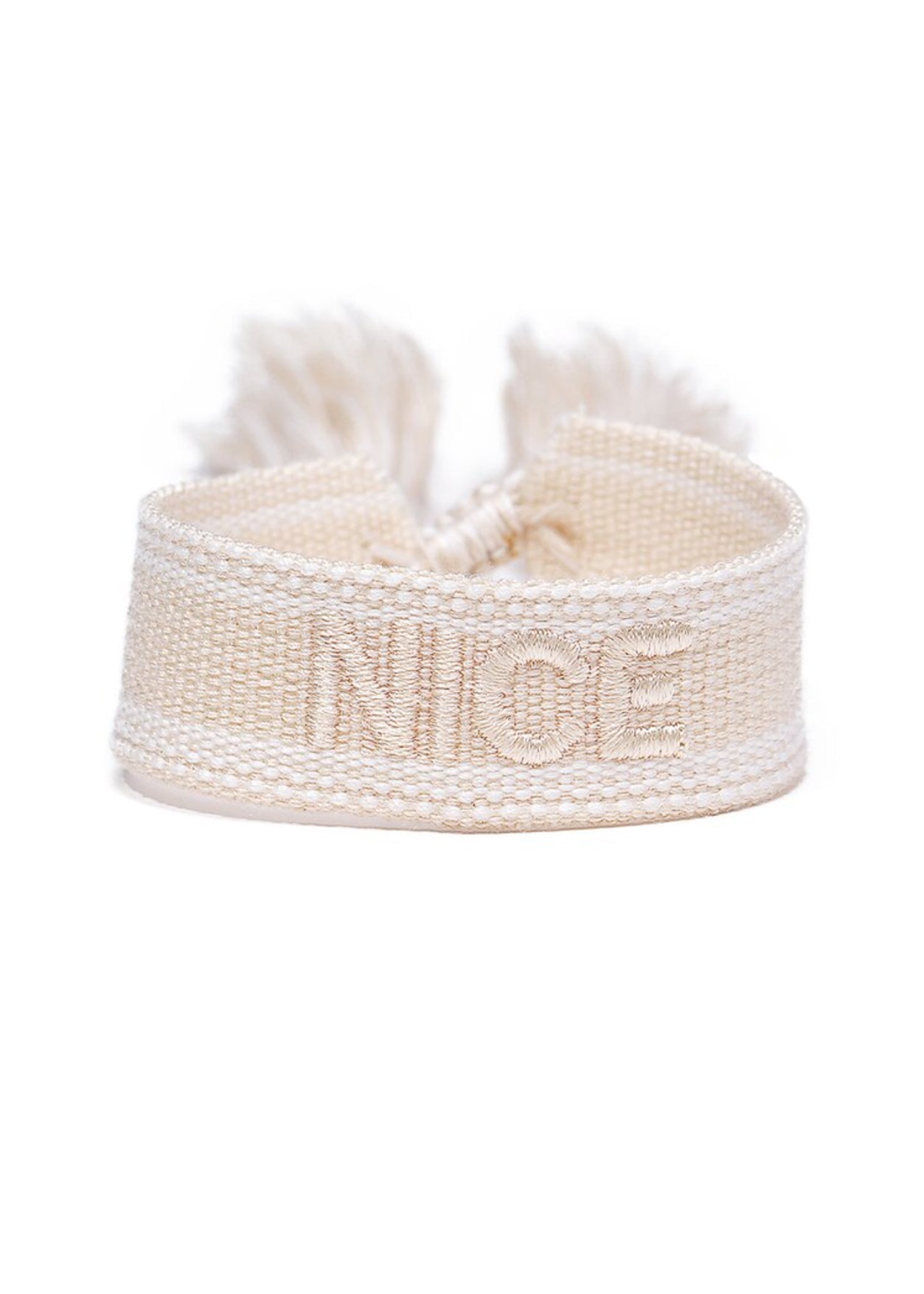 Girls "Nice" Wristband - Blissfully Lavender BoutiqueStella Cove