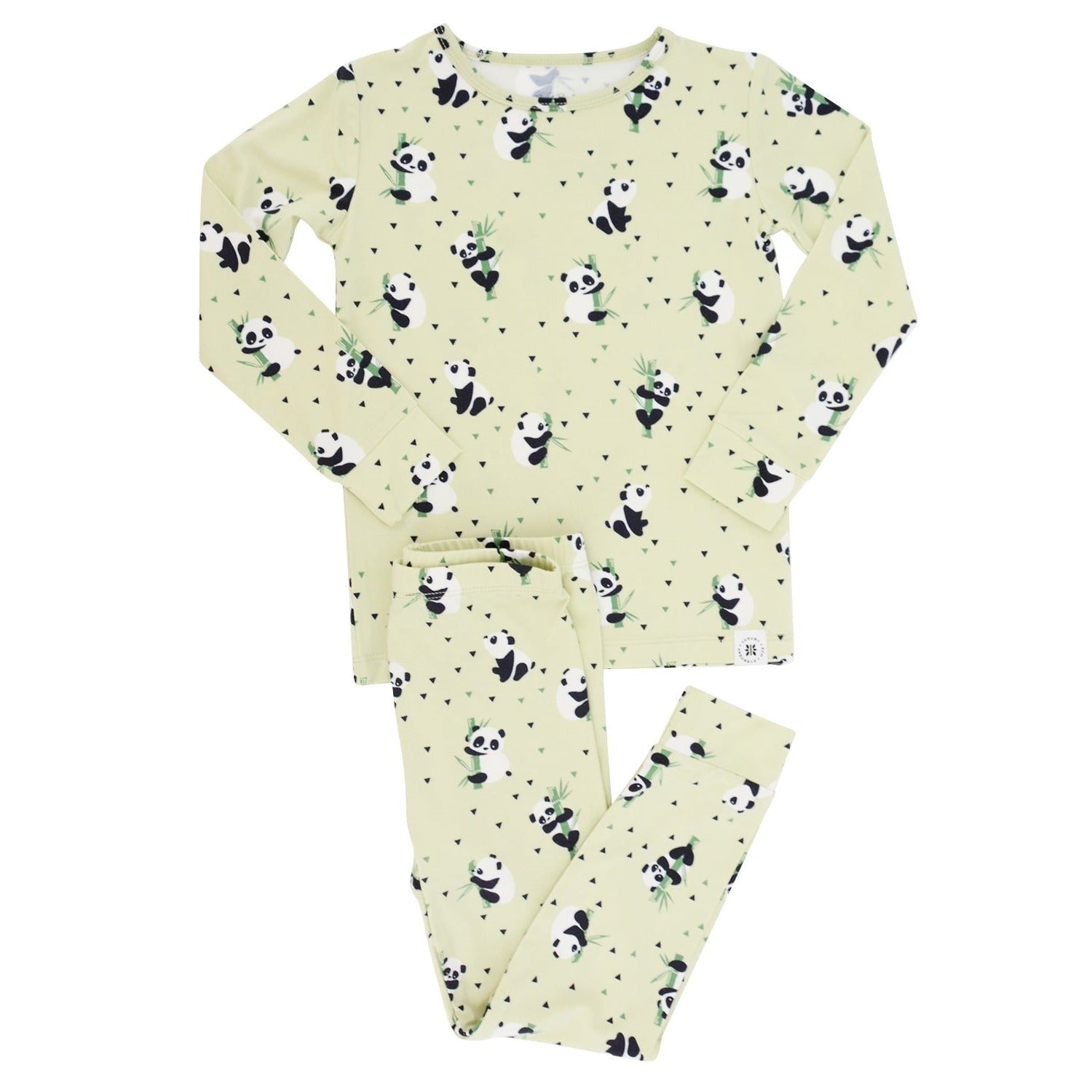 Girls Panda Print Pajamas - Blissfully Lavender BoutiqueSweet Bamboo