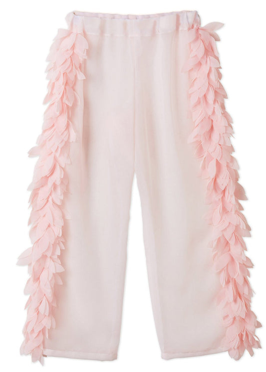 Girls Pink Cover - Up Beach Pants with Petals - Blissfully Lavender BoutiqueStella Cove