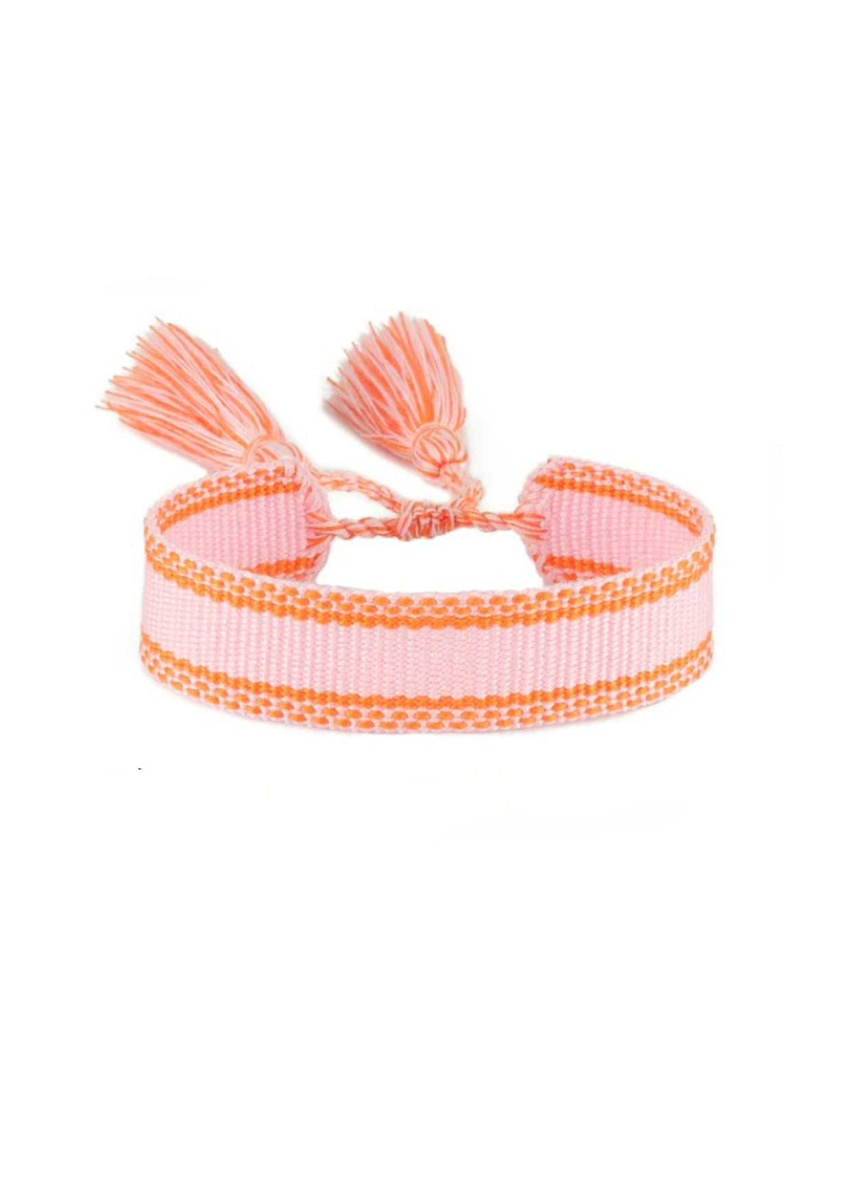 Girls Pink & Orange Wristband - Blissfully Lavender BoutiqueStella Cove