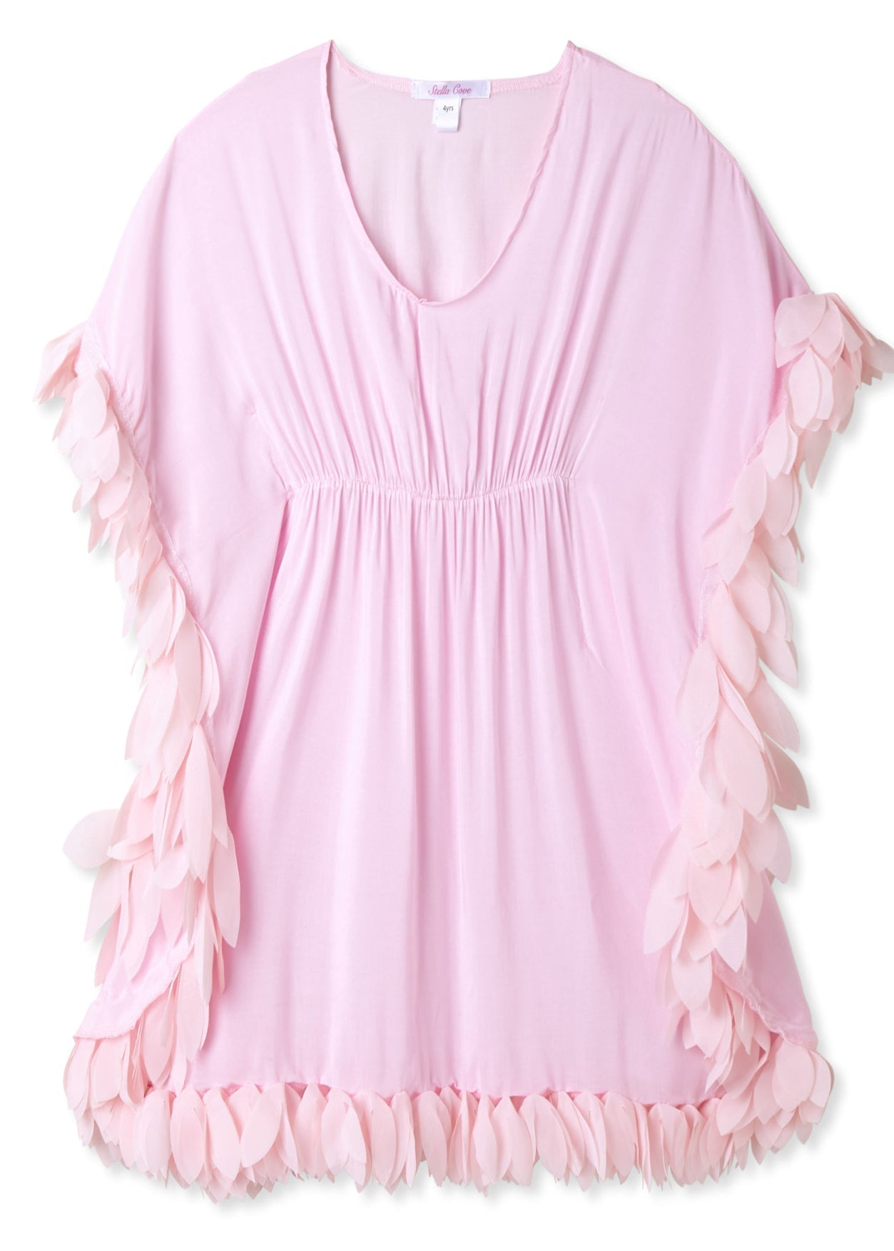 Girls Pink Petal Poncho Cover - up - Blissfully Lavender BoutiqueStella Cove