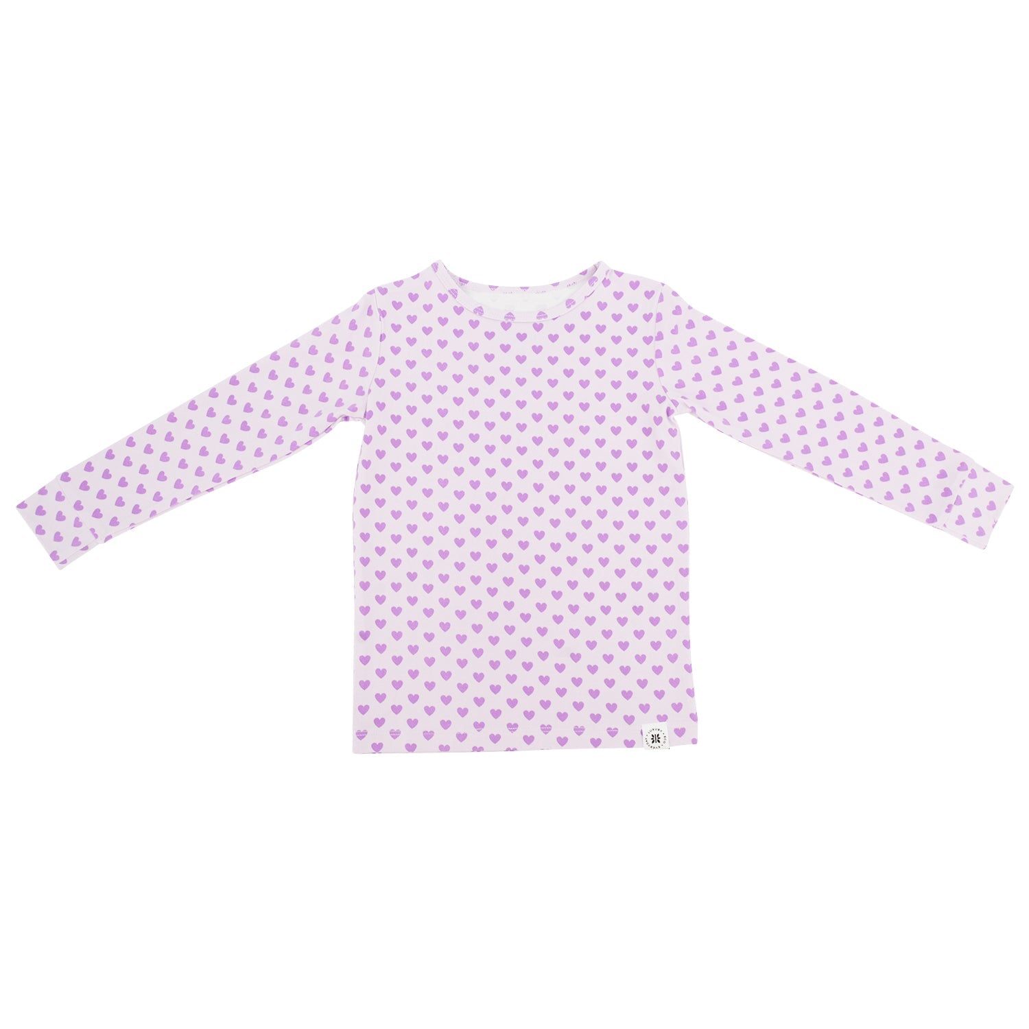 Girls Purple Hearts Bamboo Pajama - Blissfully Lavender BoutiqueSweet Bamboo