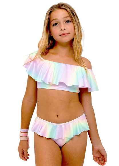 Girls Rainbow Bikini Swim Set - Blissfully Lavender BoutiqueStella Cove