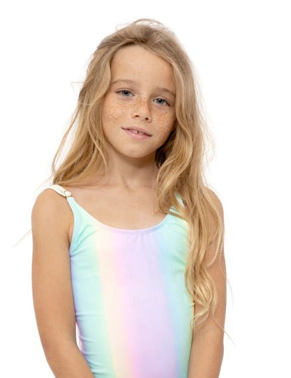 Girls Rainbow One - Piece Swimsuit - Blissfully Lavender BoutiqueStella Cove