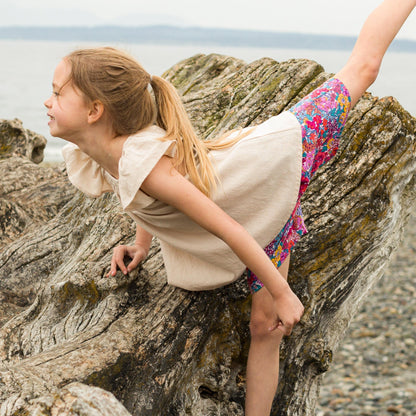 Girls Sand Louise Top - Blissfully Lavender BoutiqueBeet World