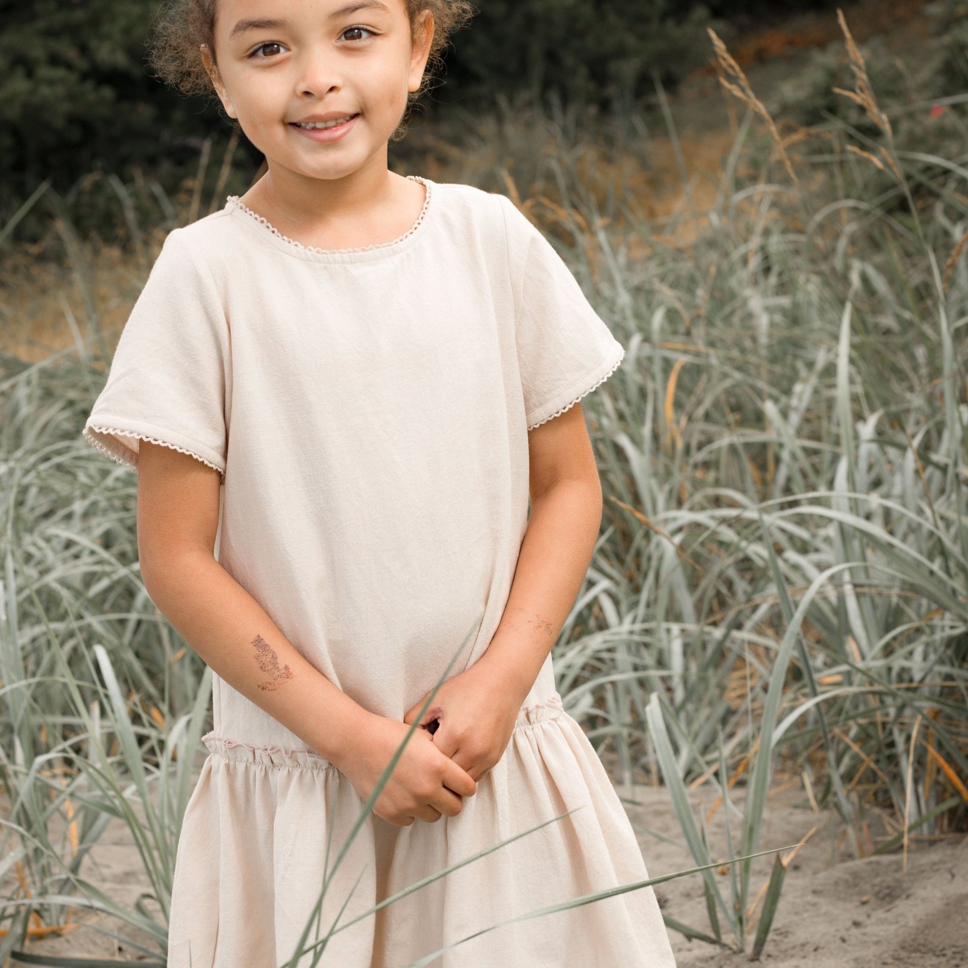 Girls Sand Willow Dress - Blissfully Lavender BoutiqueBeet World