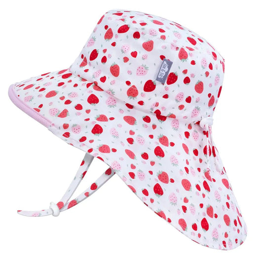 Girls Strawberry Cotton Adventure Hat - Blissfully Lavender BoutiqueJan & Jul