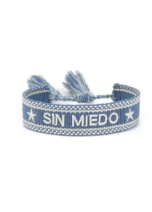 Girls Wristband "Sin Miedo" - Blissfully Lavender BoutiqueStella Cove