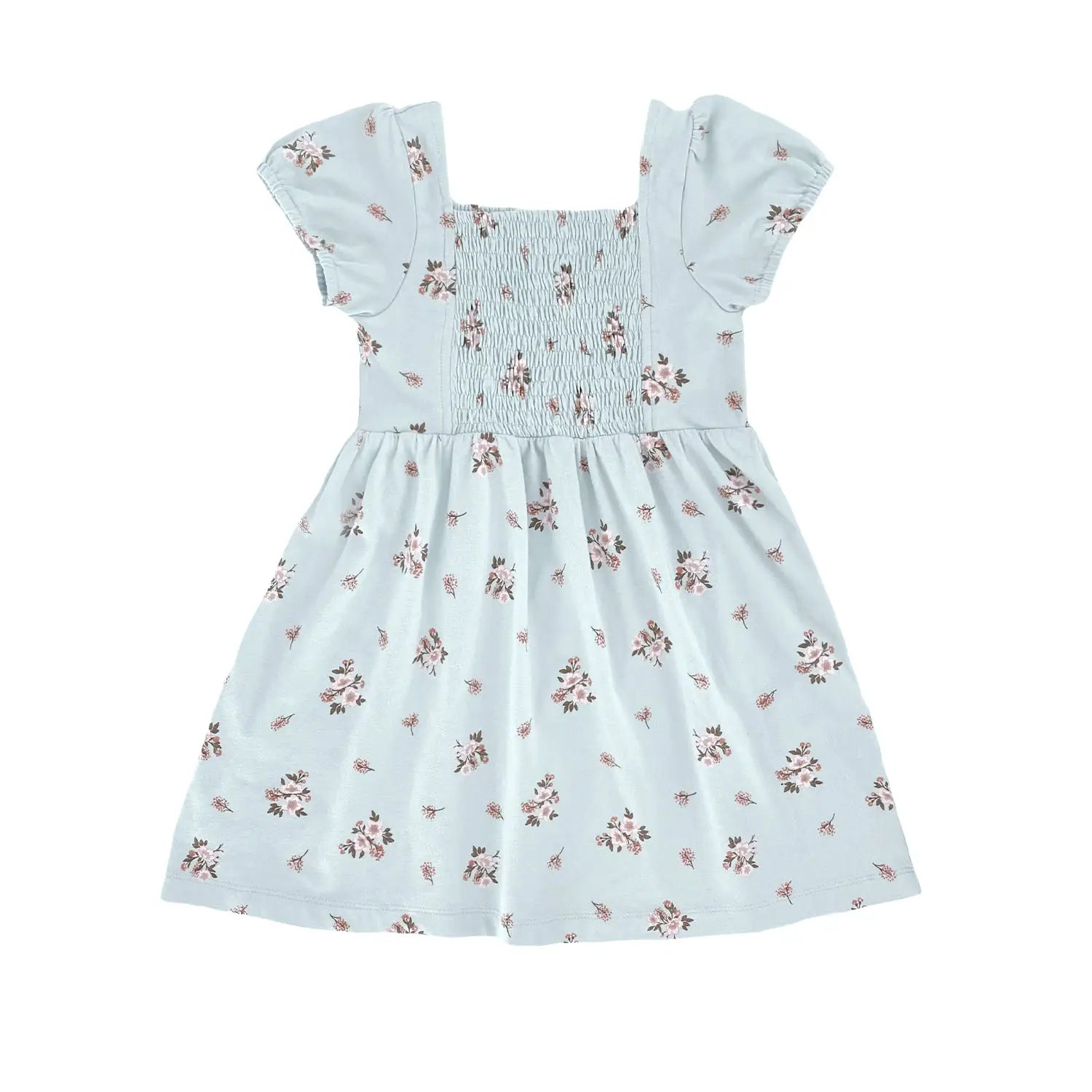 Glacier Floral Smocked Jersey Dress - Blissfully Lavender BoutiqueCity Mouse