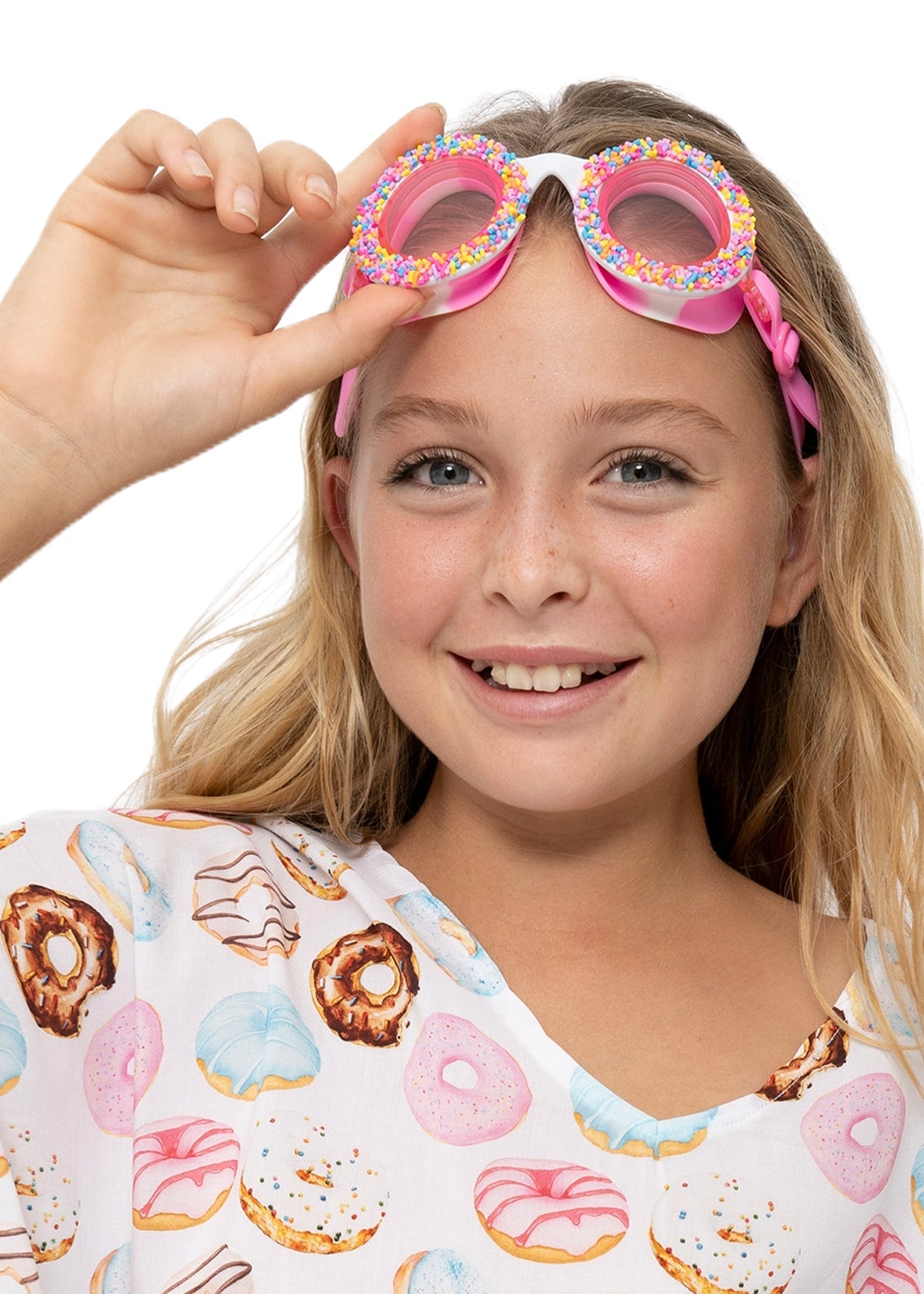 Swimming Goggles Donut in Pink