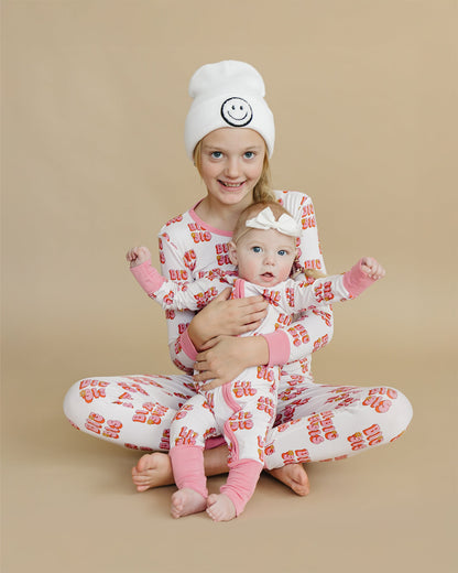 Bamboo Two Piece Pajama Set | Big Sis