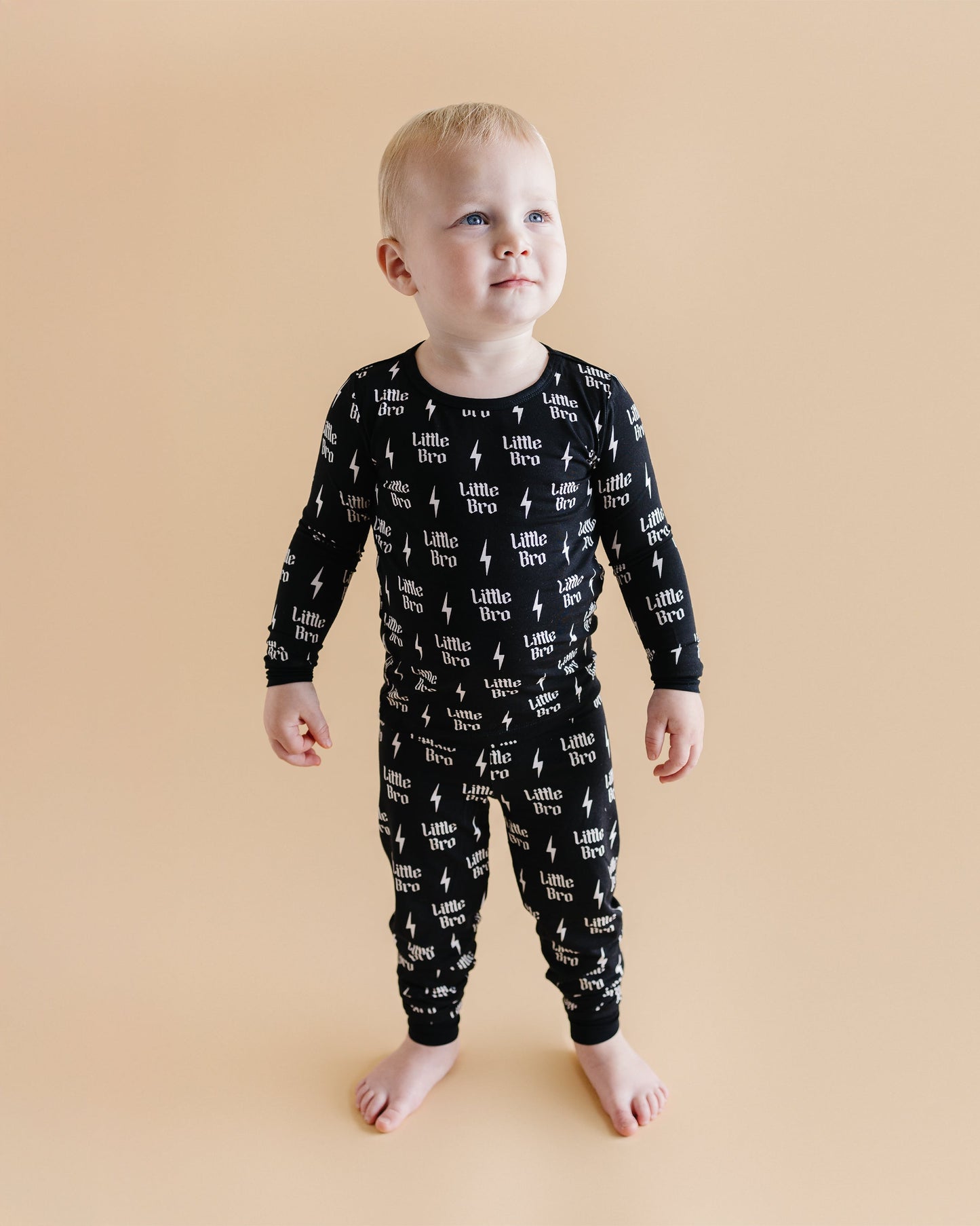 Boys Bamboo Two Piece Pajama Set | Little Bro