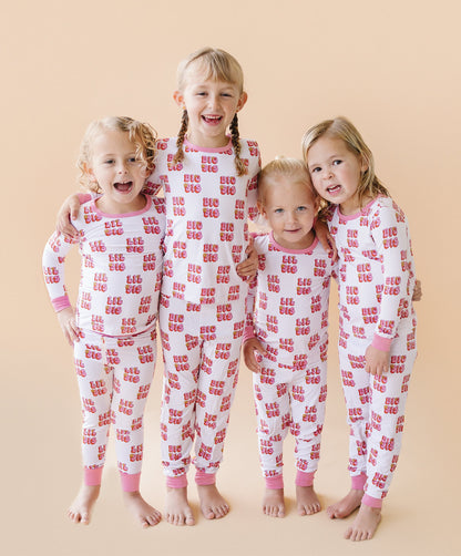 Bamboo Two Piece Pajama Set | Big Sis