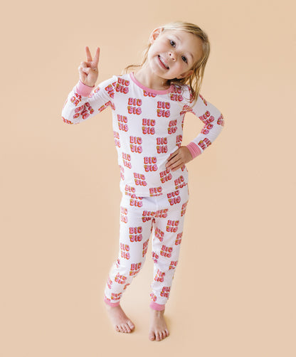 Bamboo Two Piece Pajama Set | Big Sis