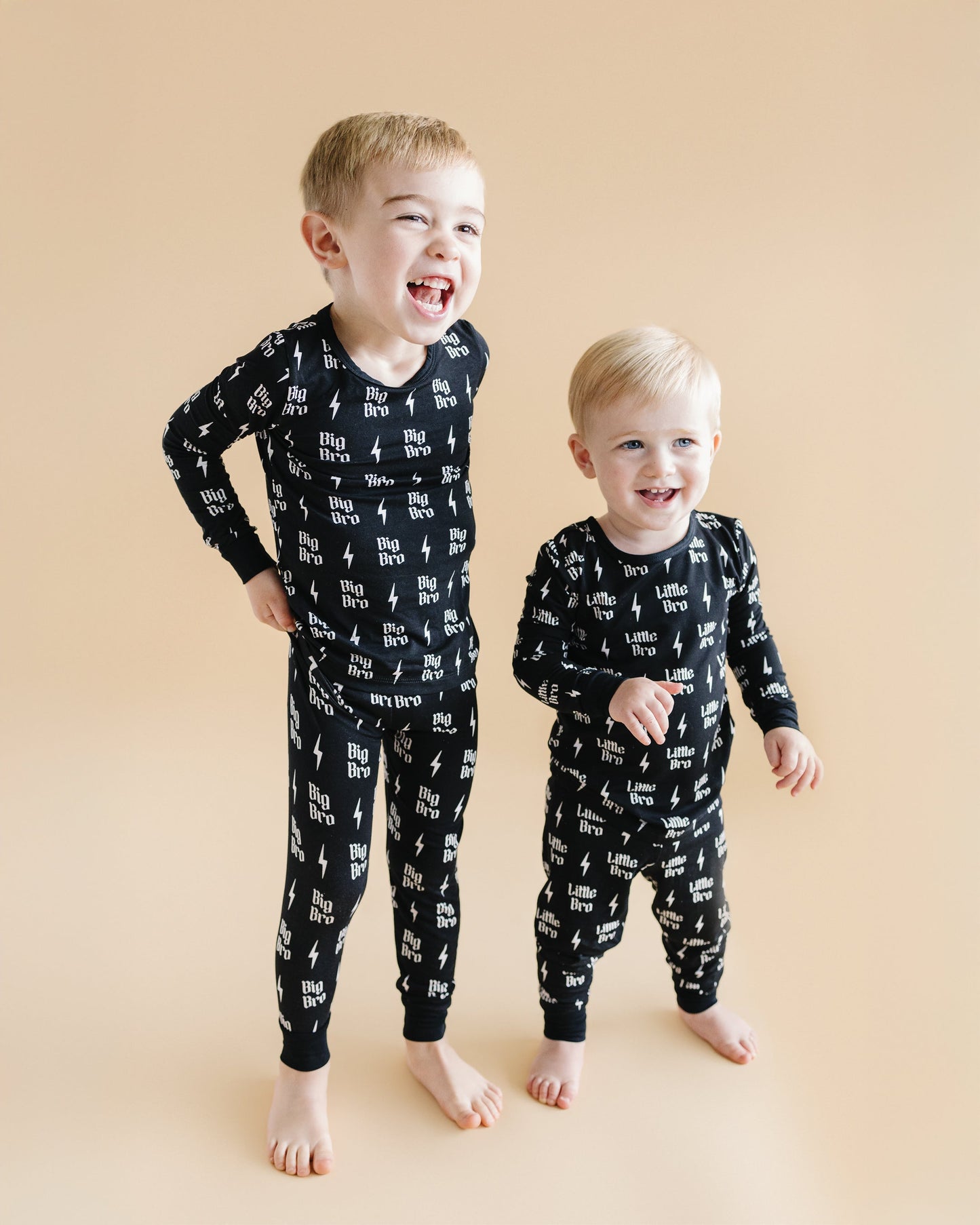 Boys Bamboo Two Piece Pajama Set | Little Bro