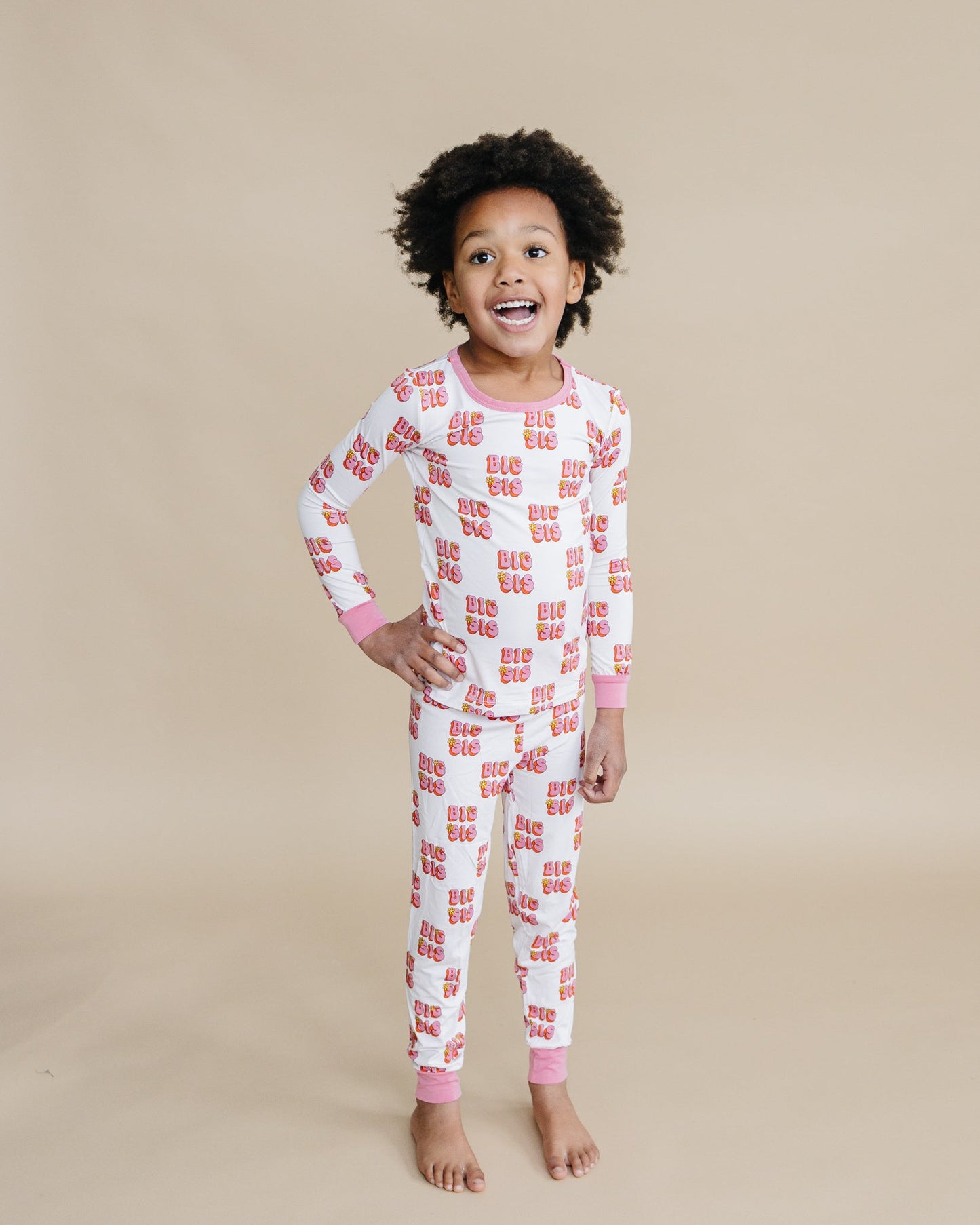 Bamboo Two Piece Pajama Set | Big Sis