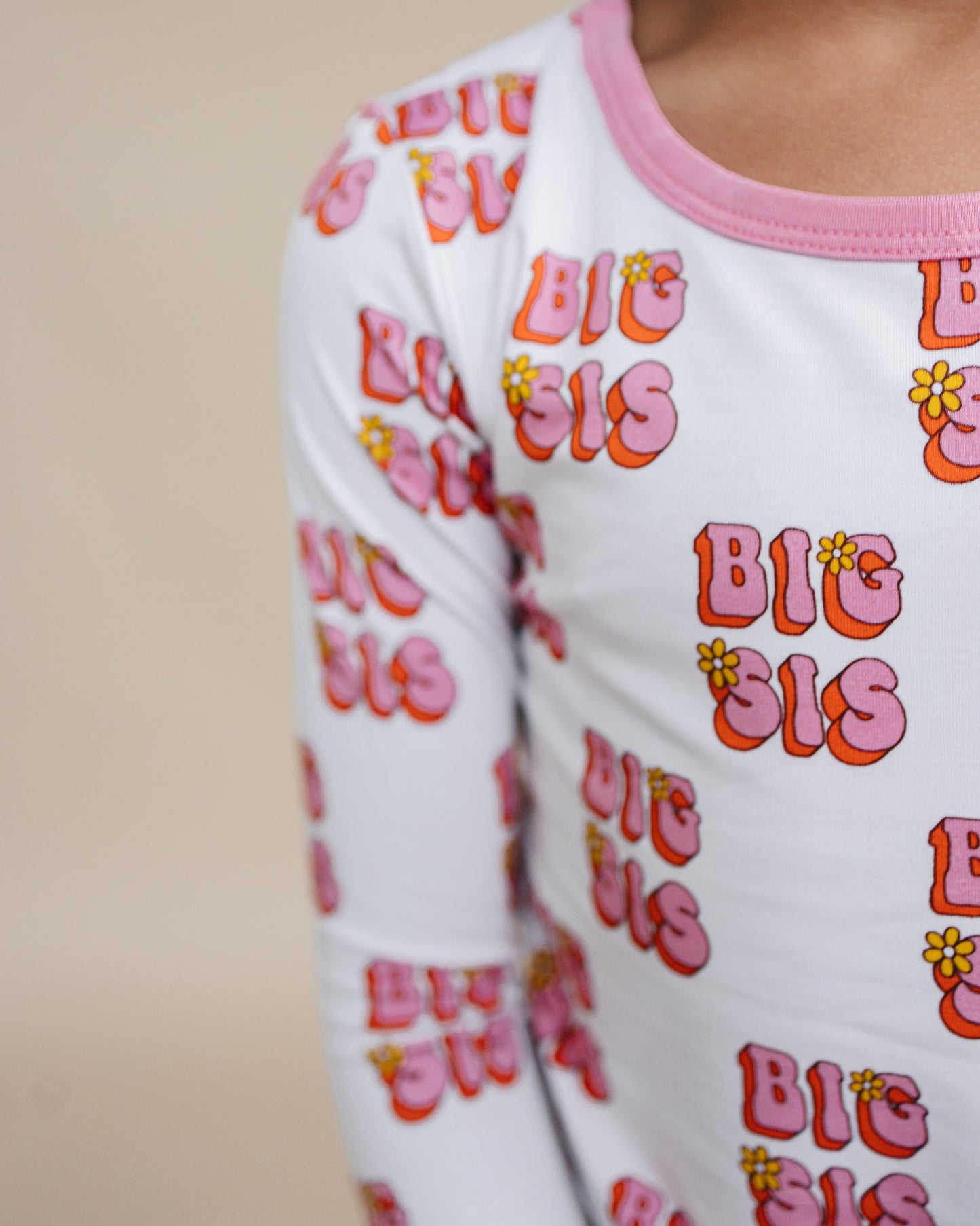 Bamboo Two Piece Pajama Set | Big Sis