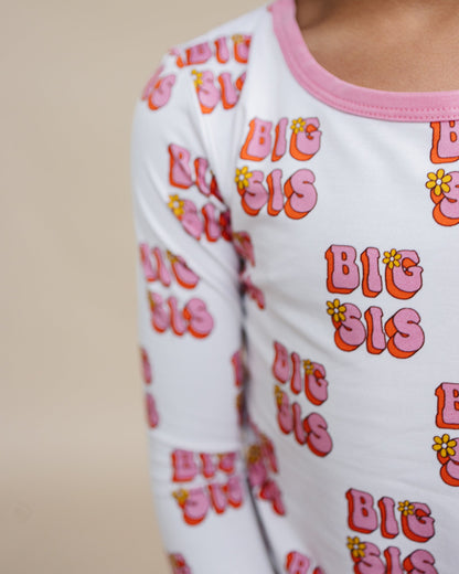 Bamboo Two Piece Pajama Set | Big Sis