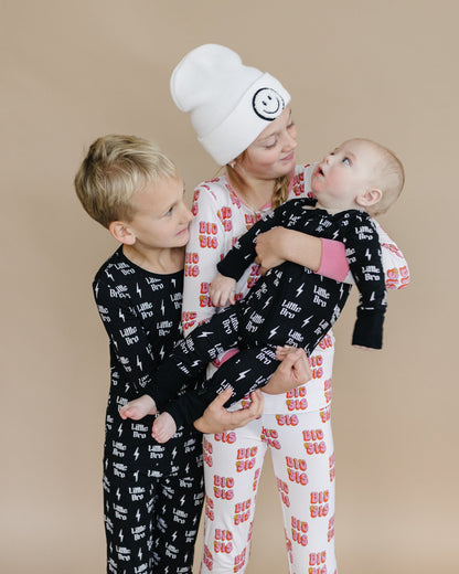 Boys Bamboo Two Piece Pajama Set | Little Bro